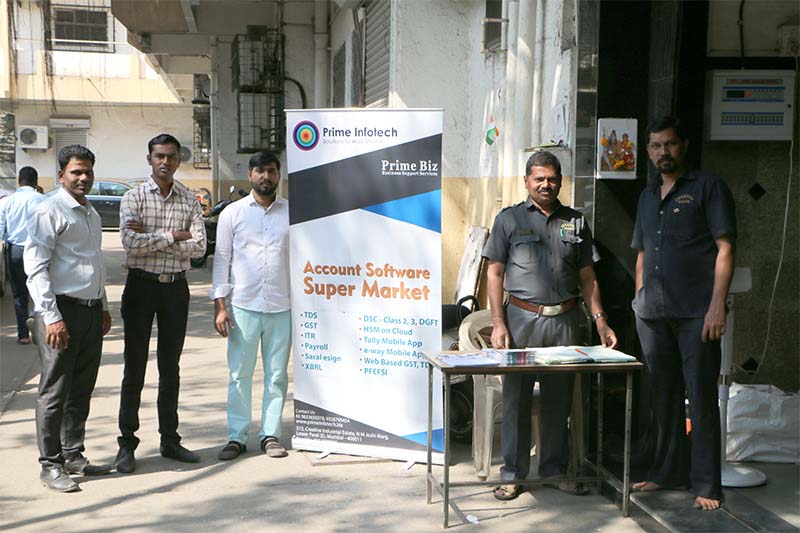 Prime Infotech organised Accounting Software Drive at Creative Industrial Estate